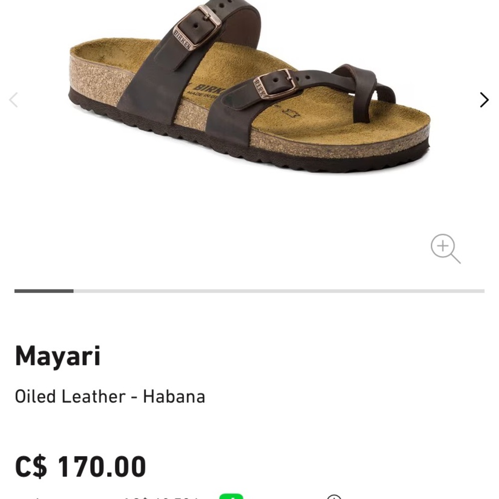 Birkenstock Myari Oiled Leather - Habana, EU 42, US 10.5 - 11 Women’s - Picture 2 of 6